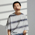 bahhr Oversized Tee – Two-Tone Grey