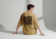 Half Moon, Half Sane Tee - Light Camel