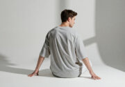 bahhr Oversized Tee – Two-Tone Grey - Image 3